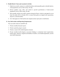 Form SNHD-22RFP007 Request for Proposals for Covid-19 Health Disparity Assessment and Healthcare Equity Models - Nevada, Page 5