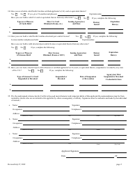 Application for Structural Pest Control License Examination - North Carolina, Page 3