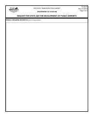 Form TC56-57 Project Pre-application for State Aid for Development of Public Airports - Kentucky, Page 2