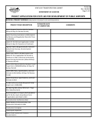 Form TC56-58 Project Application for State Aid for Development of Public Airports - Kentucky, Page 3