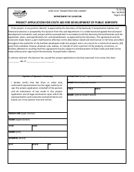 Form TC56-58 Project Application for State Aid for Development of Public Airports - Kentucky, Page 6