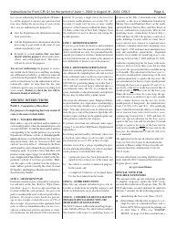 Instructions for Form CR-Q1 Commercial Rent Tax Return - 1st Quarter Return - New York City, Page 4