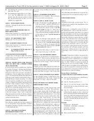 Instructions for Form CR-Q1 Commercial Rent Tax Return - 1st Quarter Return - New York City, Page 5