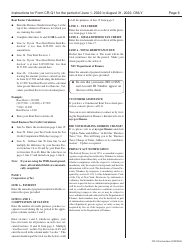 Instructions for Form CR-Q1 Commercial Rent Tax Return - 1st Quarter Return - New York City, Page 6