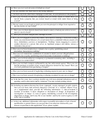 House Counsel Application - Oregon, Page 16