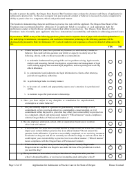 House Counsel Application - Oregon, Page 17