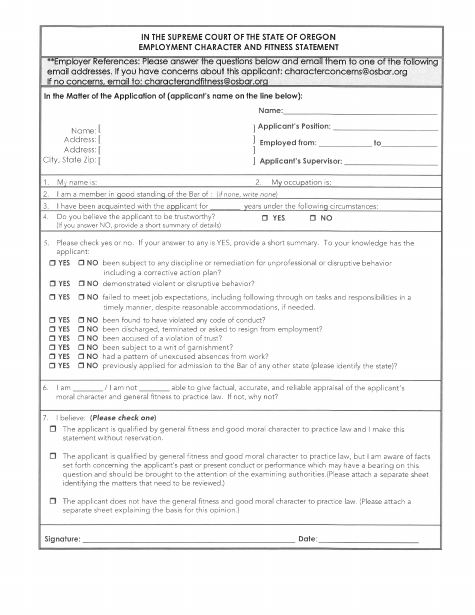House Counsel Application - Oregon, Page 26