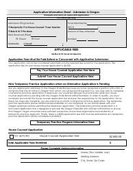 House Counsel Application - Oregon, Page 5