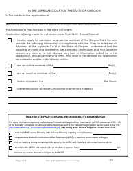 House Counsel Application - Oregon, Page 6