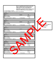 Form DR-049 Maryland Uniform Complaint and Citation - Sample - Maryland, Page 2