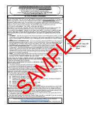 Form DR-049 Maryland Uniform Complaint and Citation - Sample - Maryland, Page 5