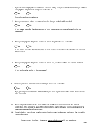 In-house Counsel Member Annual Certification of Compliance - Oregon, Page 3