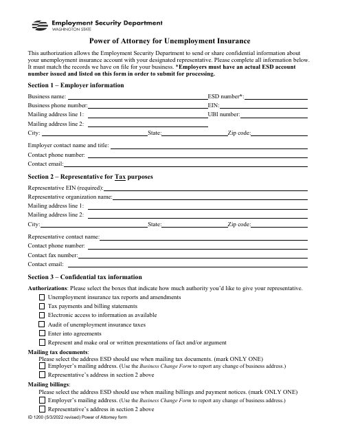 Form ID1200  Printable Pdf