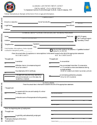 Form DL-93 Enrollment/Exclusion Form - Alabama