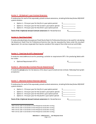 Attachment G Cost Response Form - Alabama, Page 2