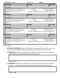 Form UCS-NCO4 Order Granting a Family Name Change - New York, Page 2