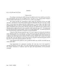 Form 175 Order Terminating Jurisdiction - Cinc - Kansas, Page 2