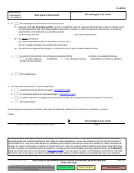 Formulario FL-676 Solicitud De Determinacion De Pagos Atrasados De Manutencion - California (Spanish), Page 2