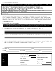 Form DEP4075 Application for Septic Tank Contractor Registration - Florida, Page 2