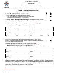 Document preview: Ownership Disclosure Form - New Jersey