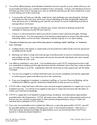 Form DOC02-330 Sex Offense Treatment and Assessment Programs Informed Consent for Prison Treatment - Washington, Page 3