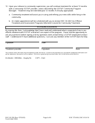 Form DOC02-330 Sex Offense Treatment and Assessment Programs Informed Consent for Prison Treatment - Washington, Page 4