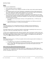 Form DOC13-509 Prea Mental Health Notification - Washington, Page 2