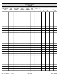 Form DOC17-085 Sanction Notification - Washington, Page 2