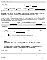 Form LPC705 (IL532 3052) Drycleaner License Application Form - Illinois, Page 2