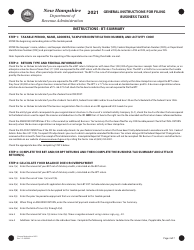 Instructions for Form BT-SUMMARY, BET - New Hampshire, Page 4