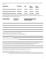 General Intake Questionnaire - Fair Employment Program - Wyoming, Page 5