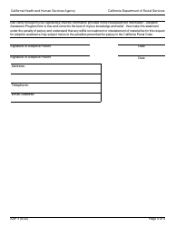 Form AAP3 Reassessment Information - Adoption Assistance Program - California, Page 4
