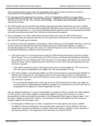 Form AD4320 Adoption Assistance Program (Aap) Agreement - California, Page 2