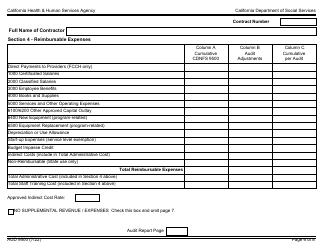 Form AUD9500 Audited Attendance and Fiscal Report for Child Development Programs - California, Page 6