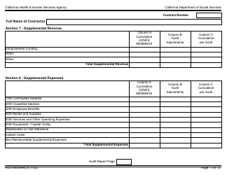 Form AUD9500MHCS Audited Attendance and Fiscal Report for Child Development Programs With Early Childhood Mental Health Consultation Services - California, Page 11