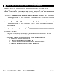 License Application for Partnership or Joint Venture (Residential, Commercial or Dual Endorsement) - Oregon, Page 8