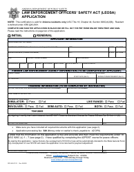 Form DPS802-07213 Law Enforcement Officers&#039; Safety Act (Leosa) Application - Arizona, Page 2