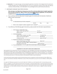 Application for Reimbursement - Client Security Fund - California, Page 5