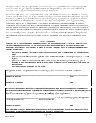 Application for Reimbursement - Client Security Fund - California, Page 6