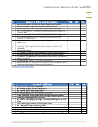 Courthouse Security Assessment Checklist - Arizona, Page 10