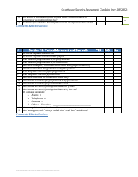 Courthouse Security Assessment Checklist - Arizona, Page 12
