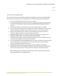 Courthouse Security Assessment Checklist - Arizona, Page 4