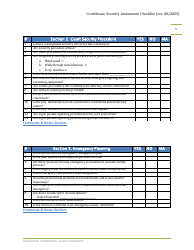 Courthouse Security Assessment Checklist - Arizona, Page 6