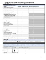 Pediatric Hepatitis of Unknown Etiology Medical Chart Abstraction Form - Illinois, Page 6