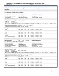 Pediatric Hepatitis of Unknown Etiology Medical Chart Abstraction Form - Illinois, Page 7