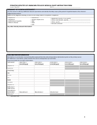 Pediatric Hepatitis of Unknown Etiology Medical Chart Abstraction Form - Illinois, Page 8