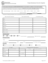 Form 443086 Project Submission Form for Hospitals - Illinois, Page 5