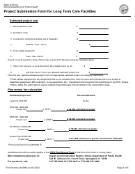 Form 443086 Project Submission Form for Long Term Care Facilities - Illinois, Page 2