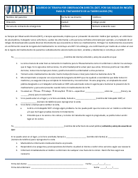 Document preview: Acuerdo De Terapia Por Observacion Directa (Dot, Por Sus Siglas En Ingles) Para El Tratamiento De La Tuberculosis (Tb) - Illinois (Spanish)
