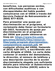 Formulario FAA-1493A-SLP Solicitud De Representante Autorizado(A) - Letra Grande - Arizona (Spanish), Page 14
